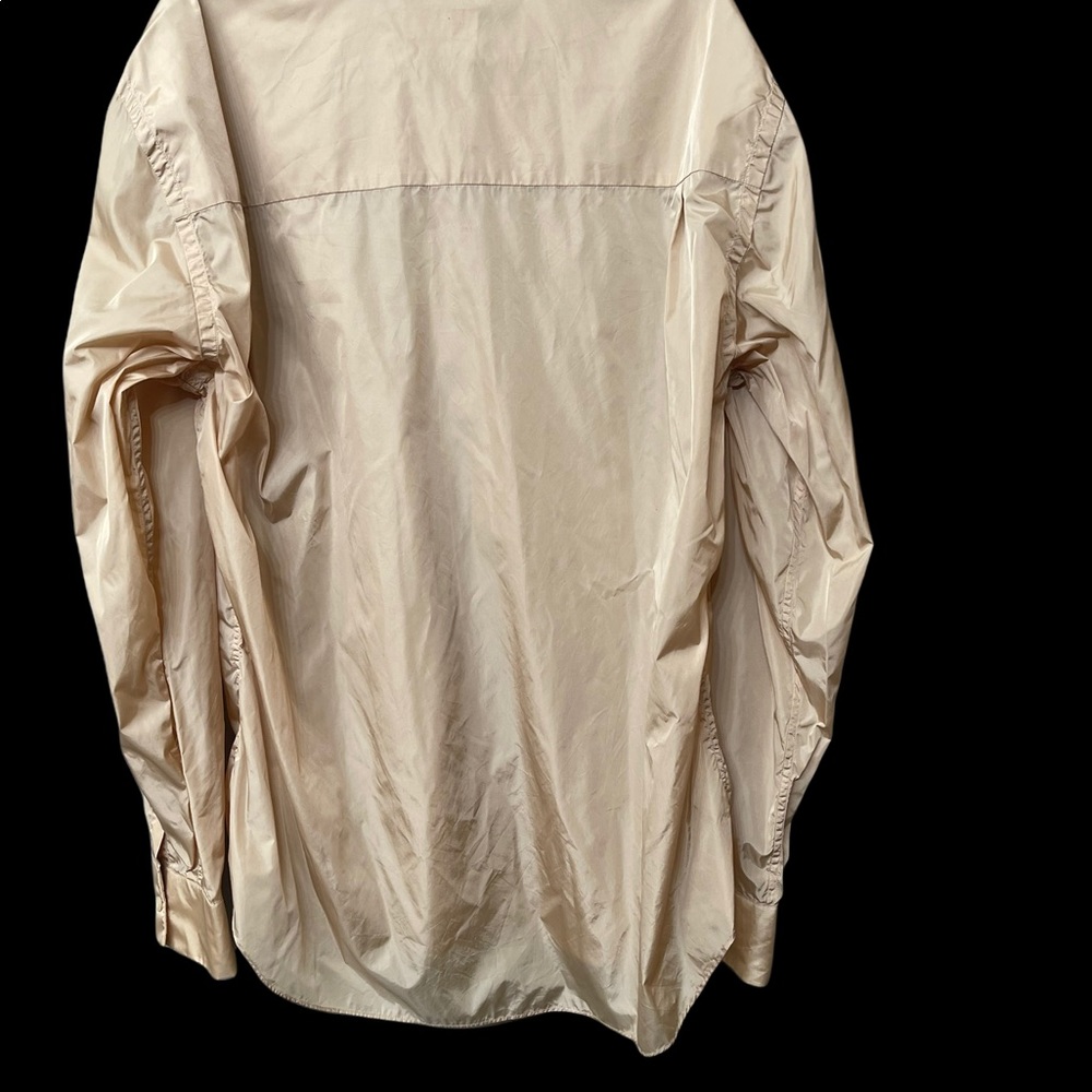 Prada women beige shirt size 40 (4)USA - Picture 11 of 14